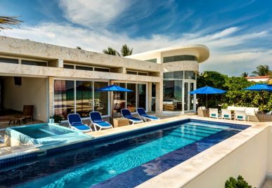 beach house riviera maya pool 8