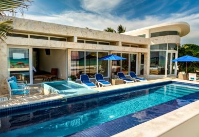 beach house riviera maya pool 9