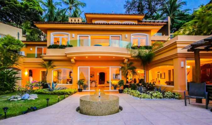 One of the luxury villas in Puerto Vallarta