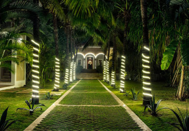 Hacienda Del Mar Garden Night