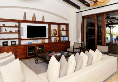 villa solarena living room