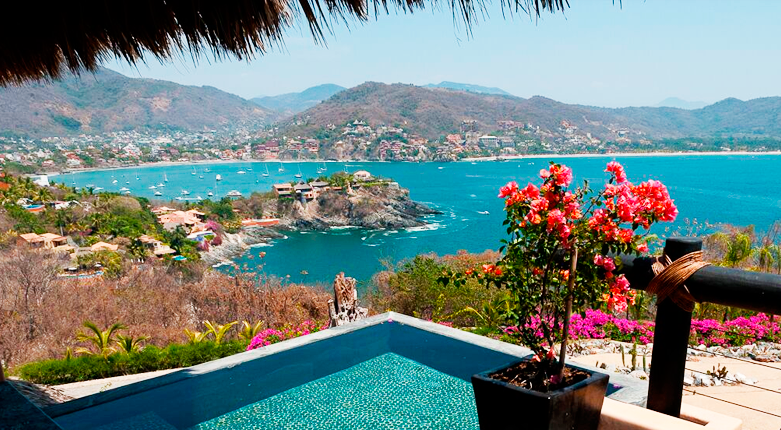 View of the bay from Casa Zihuat